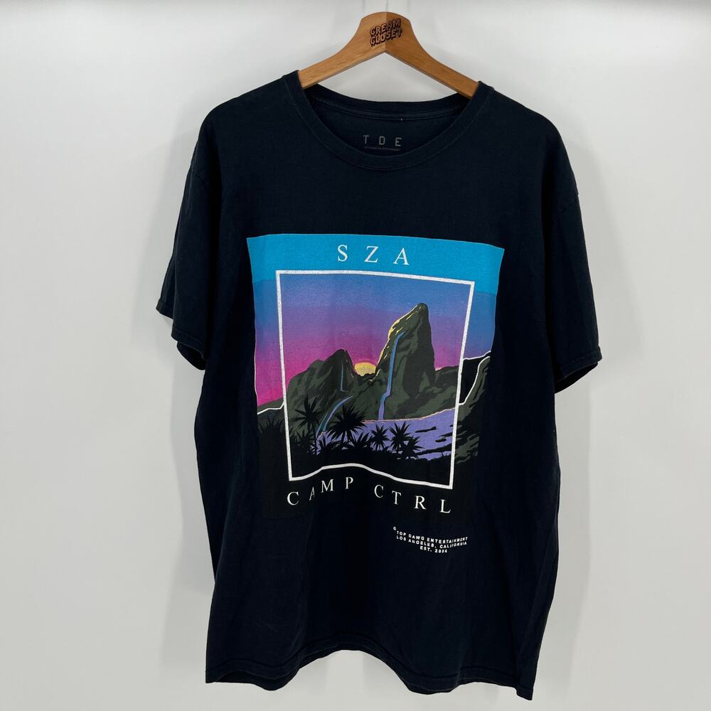 SZA Kendrick Lamar TDE pg Lang Grand National Camp Ctrl Tour Merch Tee M
